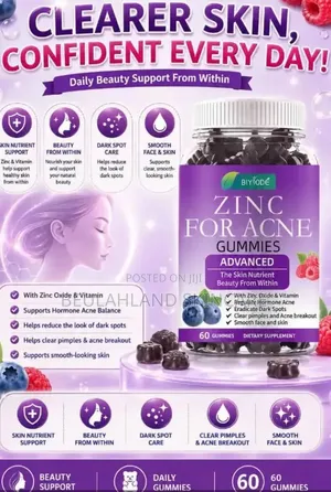BIYODE Zinc for Acne Gummies