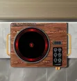 Single Burner Electric Infrared Cooker - Wood Finish - 3