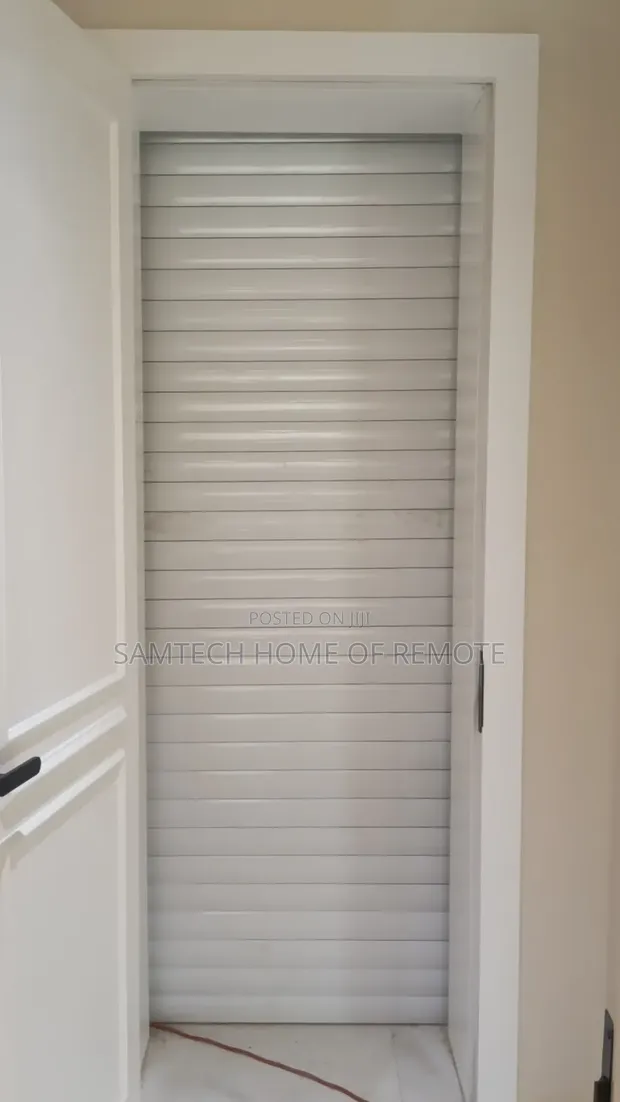Imported Roller Shutter - Brand New White Aluminum - 1