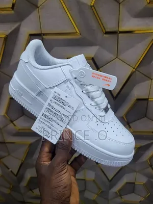 Nike Air Force 1 Sneakers - Black & White