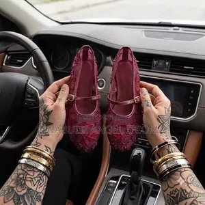 Mary Jane Lace Mesh Flats