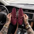 Mary Jane Lace Mesh Flats - 4