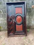 Weather Shield 4ft Iron Front Door - Red - 1