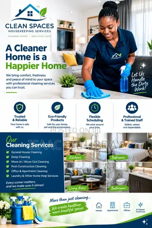 Isaac Cleaning Services - Housekeeping & Laundry