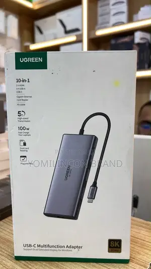 UGREEN 10-in-1 USB-C Docking Station Dual Monitor 4K