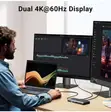 UGREEN 10-in-1 USB-C Docking Station Dual Monitor 4K - 5