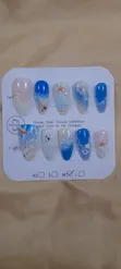 Almond Press-On Nails - Matsakaicin Girma - 2