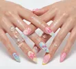 Almond Press-On Nails - Matsakaicin Girma - 3