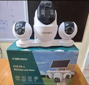 V380 Pro 3-Lens 4G Solar PTZ Camera