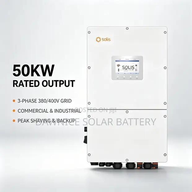 Solis S6-EH3P50K-H 50kW 3-Phase Hybrid Inverter - 1
