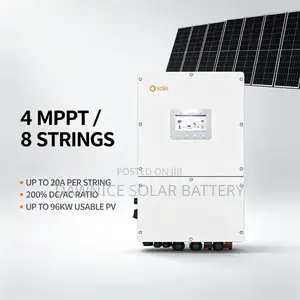 Solis 50kW 3-Phase Hybrid Inverter, 4MPPT, 380V