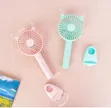 Rechargeable Mini Hand Fan with Phone Holder - 4