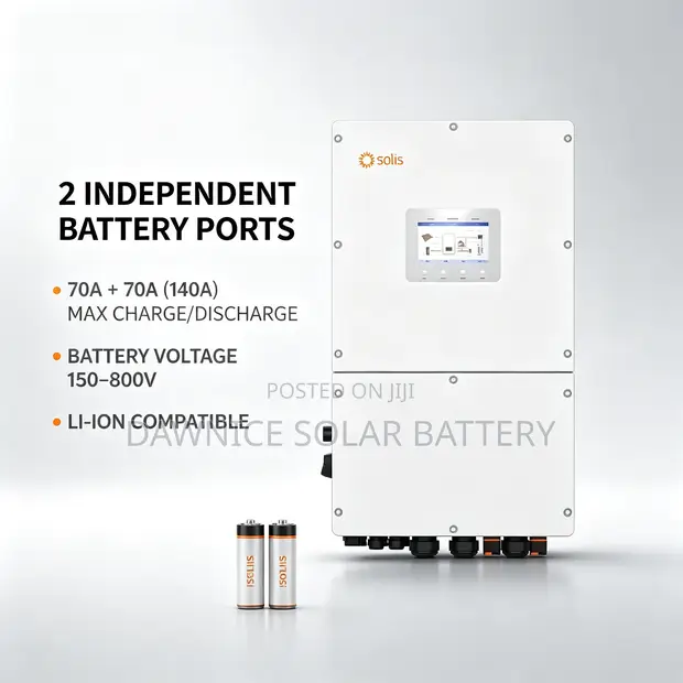 Solis 50kW 3-Phase HV Hybrid Inverter Backup - 1
