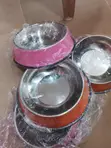 Stainless Steel Dog Bowl (Assorted Colors) - 1