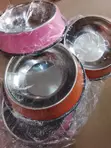 Stainless Steel Dog Bowl (Assorted Colors) - 2