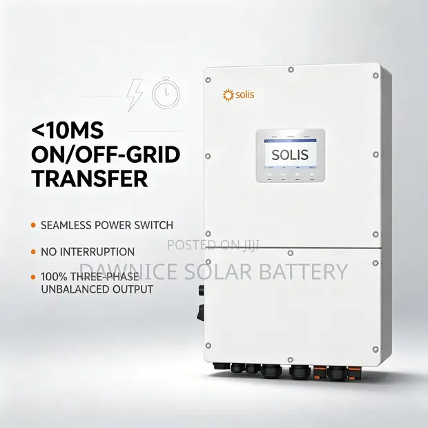Solis 50kW Hybrid Inverter 4MPPT 8 Strings - 1