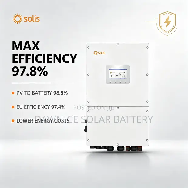 Solis 50kW 3-Phase Hybrid Inverter with HV Lithium Battery - 1