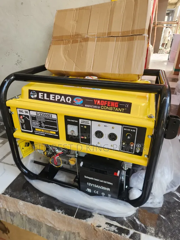Brand New Elepaq 12.5kva Generator with Pure Copper Coil - 1
