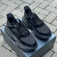 Luxury Balmain Men's Black Leather Sneakers - 4