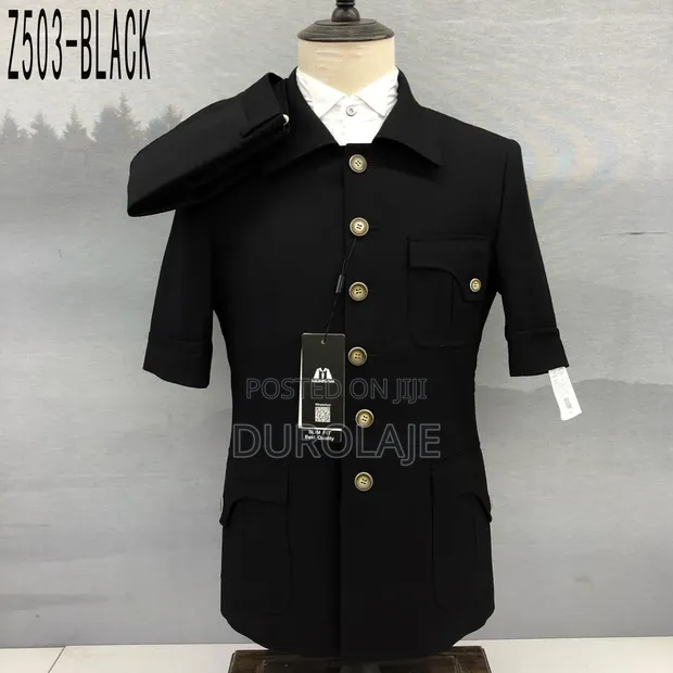 Sallalliyar Rigan Maza Mai Dogon Hannu Baƙi | Slim Fit - 1