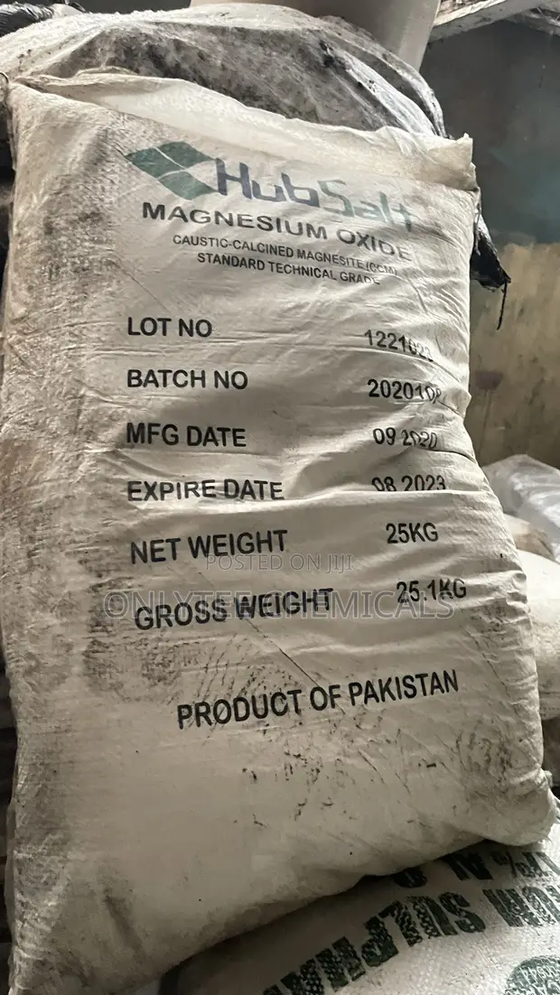 Magnesium Oxide - Industrial & Cosmetic Grade - 1