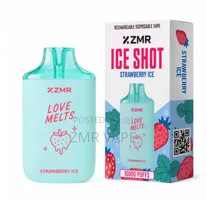 ZMR Iceshot Strawberry Ice Vape Mai Sake Sake - 10,000 Puff