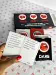 Talk, Flirt, Dare Game Card - Brand New - 2