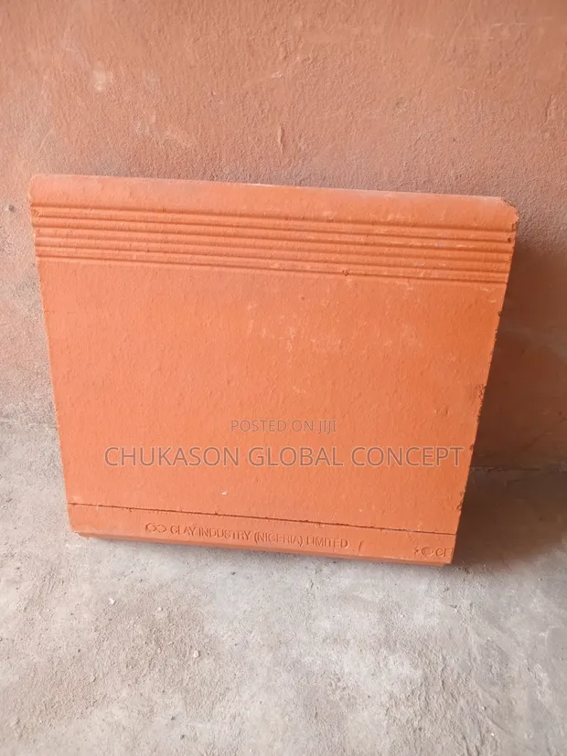 West African Ceramics Coping Clay Tiles (30x30cm) - 1