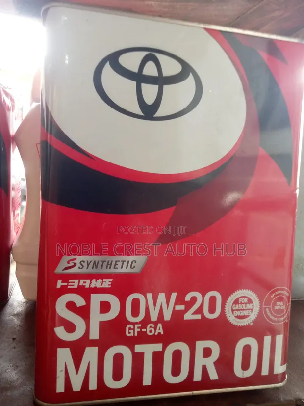 Synthetic Toyota Engine Oil 0W-20 4L GF - 1
