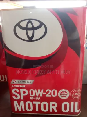 Synthetic Toyota Engine Oil 0W-20 4L GF