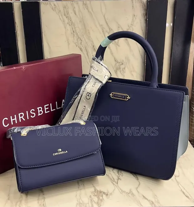 Chris Bella Luxury 2-in-1 Leather Handbag - 1
