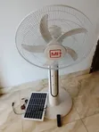 Rechargeable Fan with Solar Panel - 1