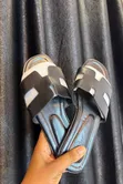 Hermes Slippers - Brand New, Black - 2