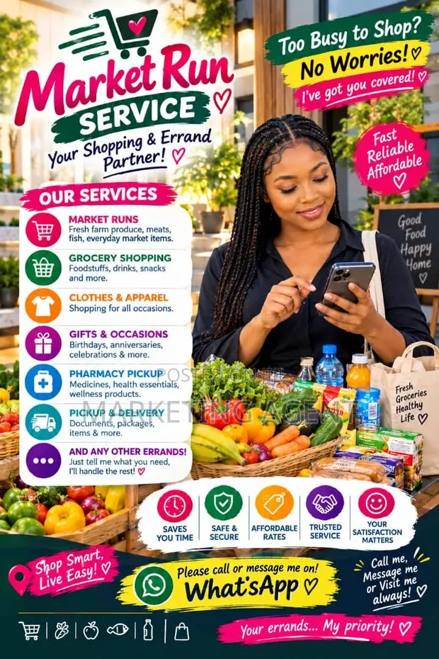 Market Run Service - Your Personal Shopper - 1