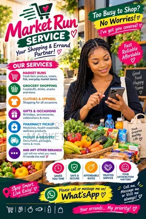 Market Run Service - Your Personal Shopper