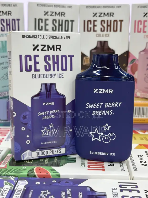 ZMR ICESHOT Blueberry Ice Rechargeable Disposable Vape - 10,000 Puffs - 1