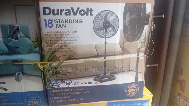 Duravolt 18" Standing Fan - 1