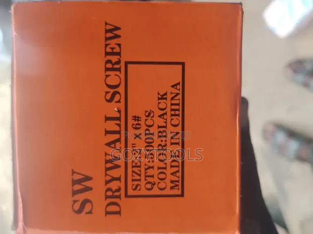 Drywall Screw 6 x 2" Black (500 pcs) - 1