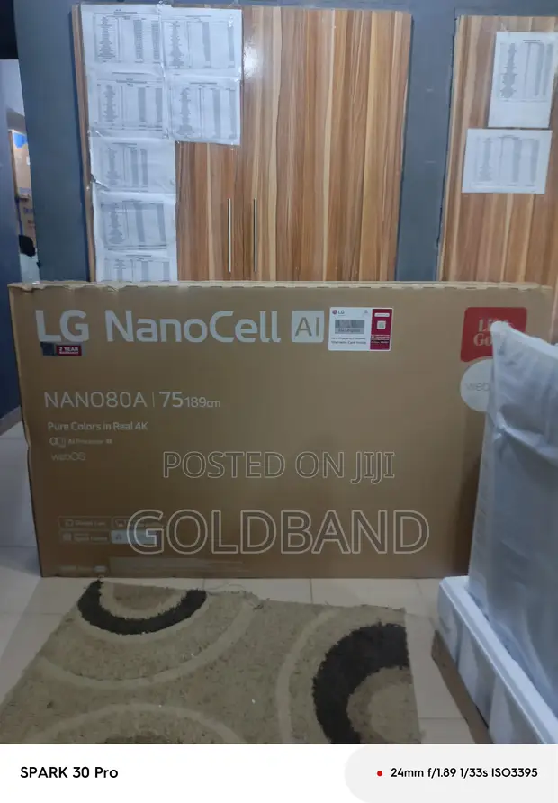 LG 75" UHD Smart NanoCell TV (75NANO80T6A) - 1