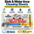 Japanese Sink Water Area Cleaning Sheets – 25pcs - 2