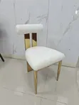 Modern Cylinder Back VIP Chair - White - 1