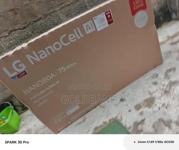 LG 75-inch NanoCell UHD Smart TV (75NANO80T6A) - 1