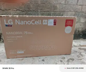 LG 75 Inch NanoCell UHD Smart TV (NANO80T6A)
