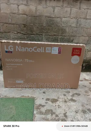 LG 75" NANO80T6A 4K UHD Smart NanoCell TV