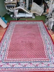 Red Traditional Persian-Style Rug - 1