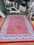 Red Traditional Persian-Style Rug - 2