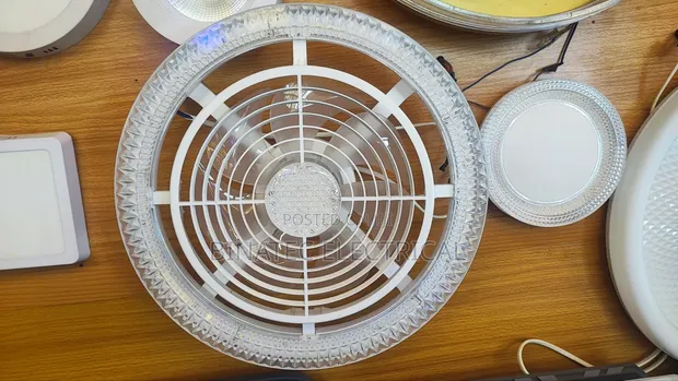 LED Ceiling Light with Fan - Modern 2-in-1 Design - 1
