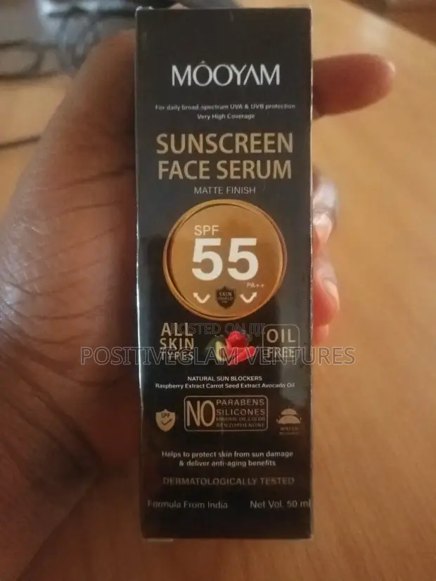 MOOYAM Sunscreen Face Serum Matte Finish SPF 55 PA++ - 1