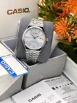 Casio Watch for Men - Analog, Stainless Steel - 3