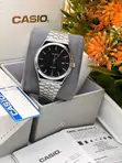 Casio Watch for Men - Analog, Stainless Steel - 4